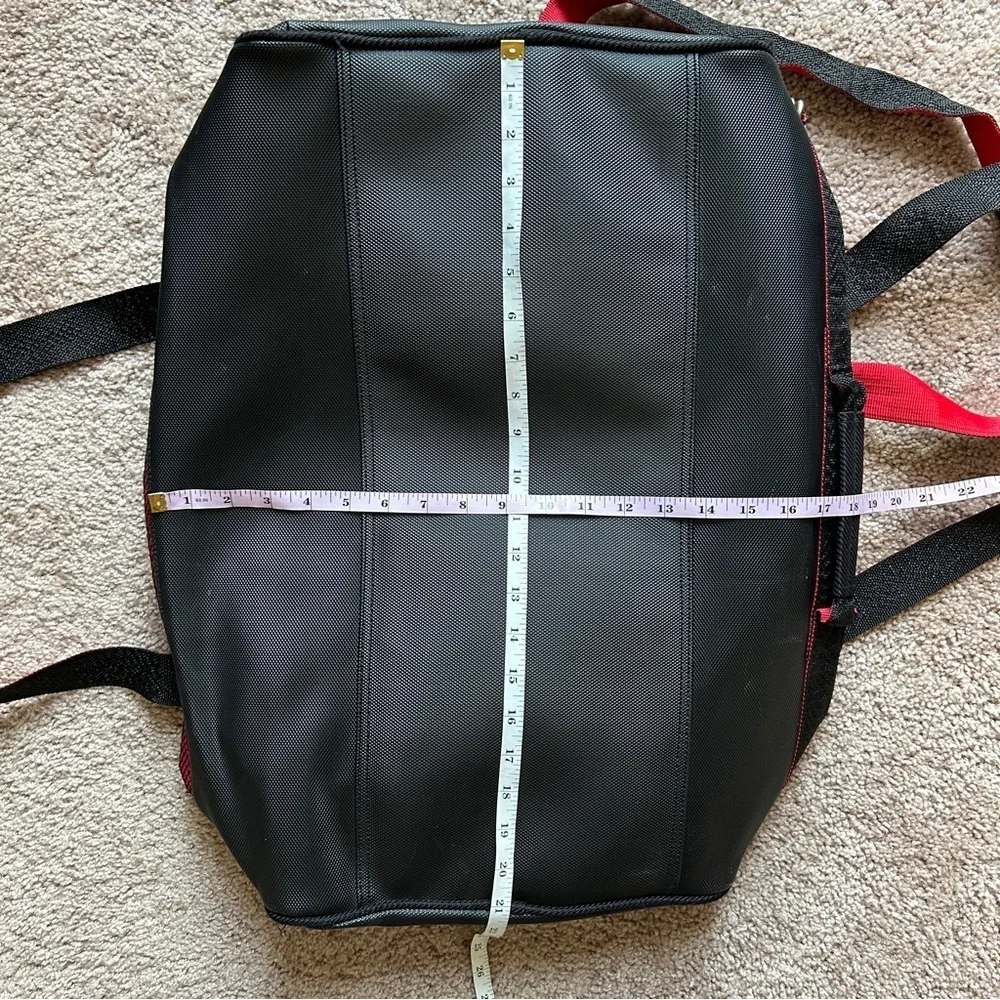 Marlboro 90s Vintage Compass Logo Black Red Promo Duffel Bag  OS